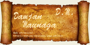 Damjan Maunaga vizit kartica